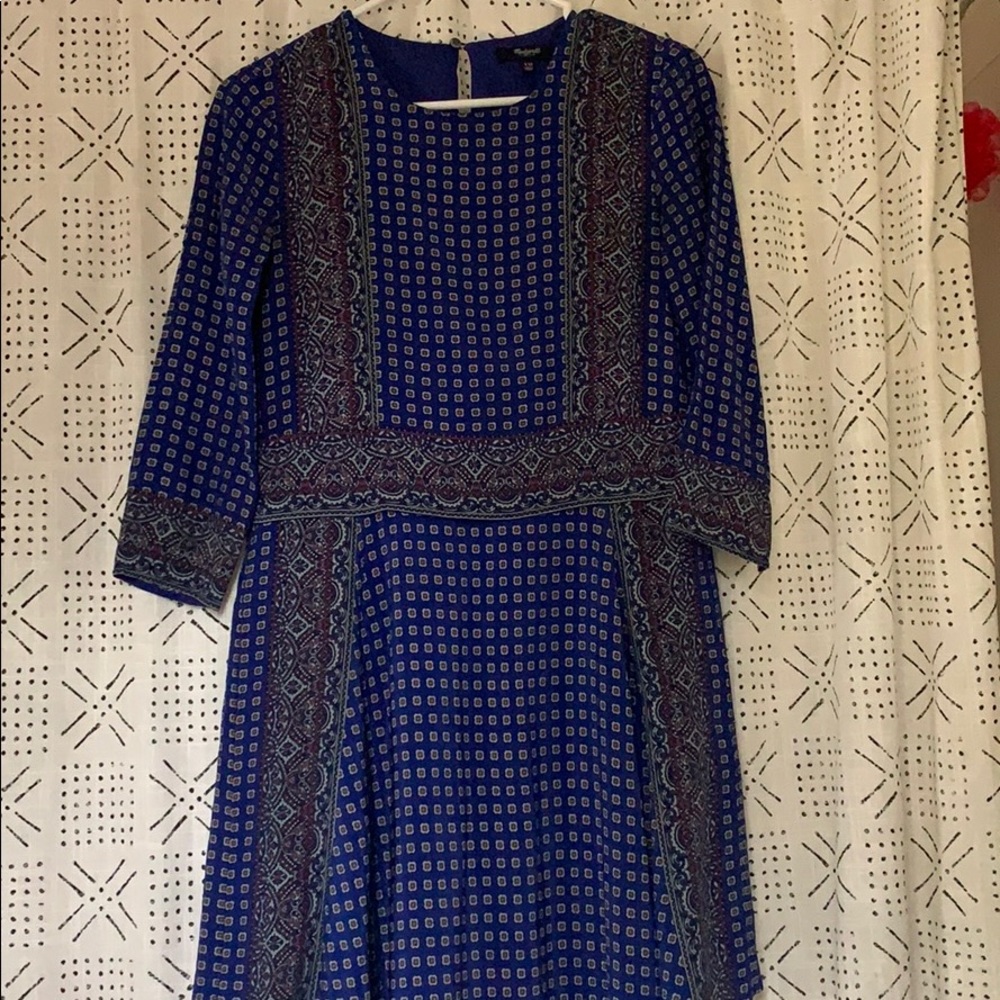 Madewell Paisley Print Swing Dress